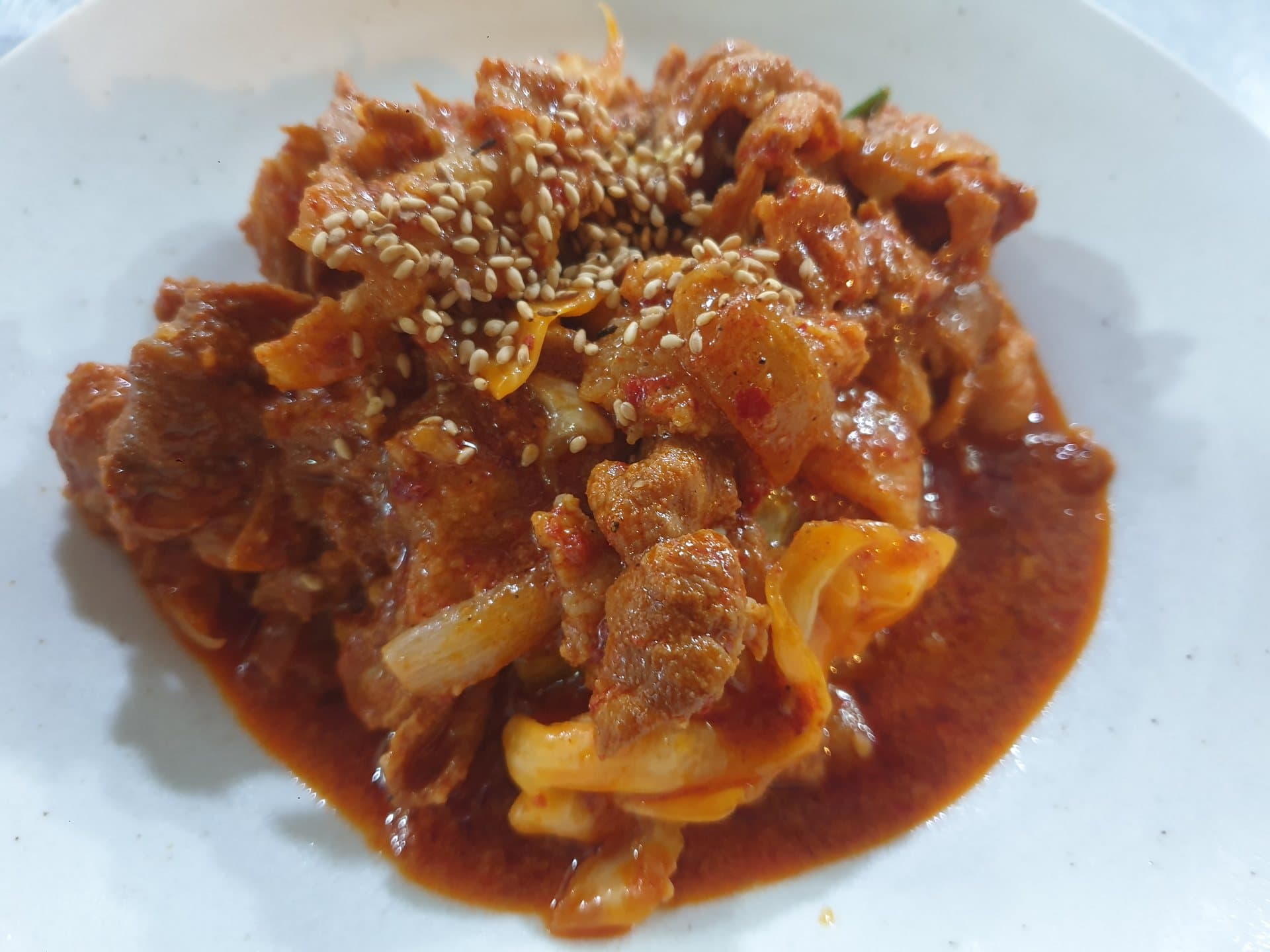 Weekday lunch jeyuk bokkeum bansang
